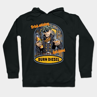 Dieselpunk spit blood Hoodie